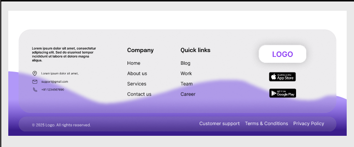 Footer UI Kit Pack  6