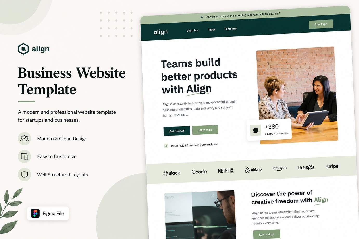 Align – Business Consulting Landing Page  1