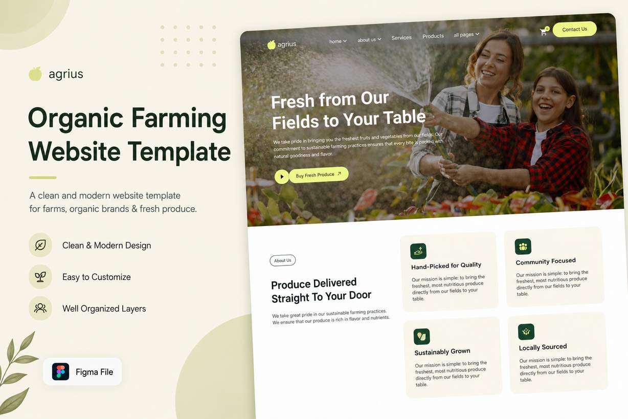 Agrius – Agriculture Landing Page  1