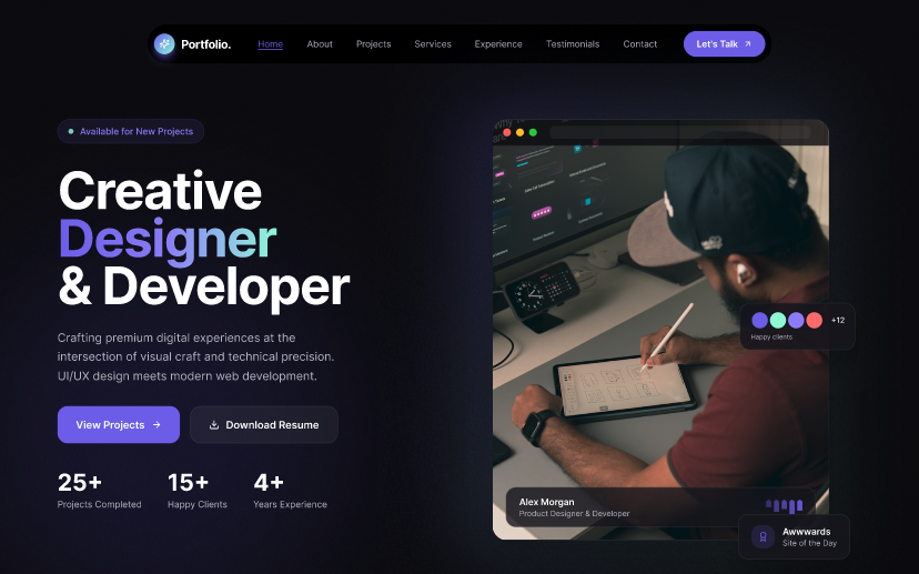 Premium Portfolio Template  2