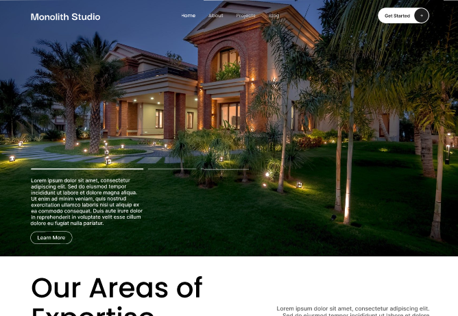 Premium Studio Website Template  2