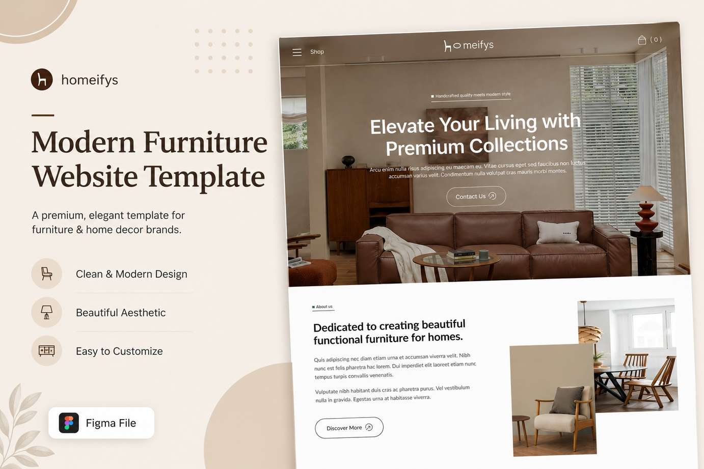 Homeiifys – Furniture Website  1
