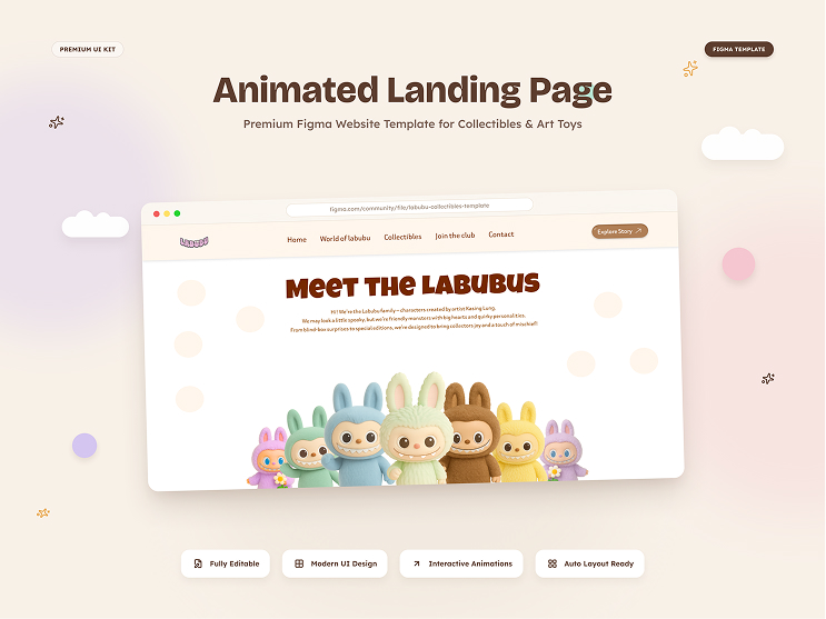 Labubu Interactive  Landing Page
