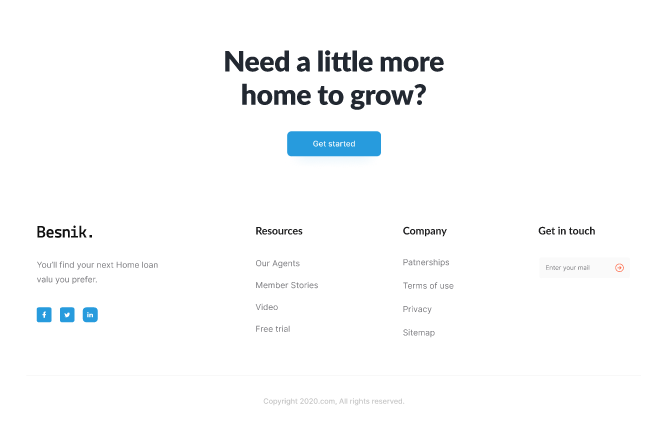 Besnik – Loan & Finance Website  4