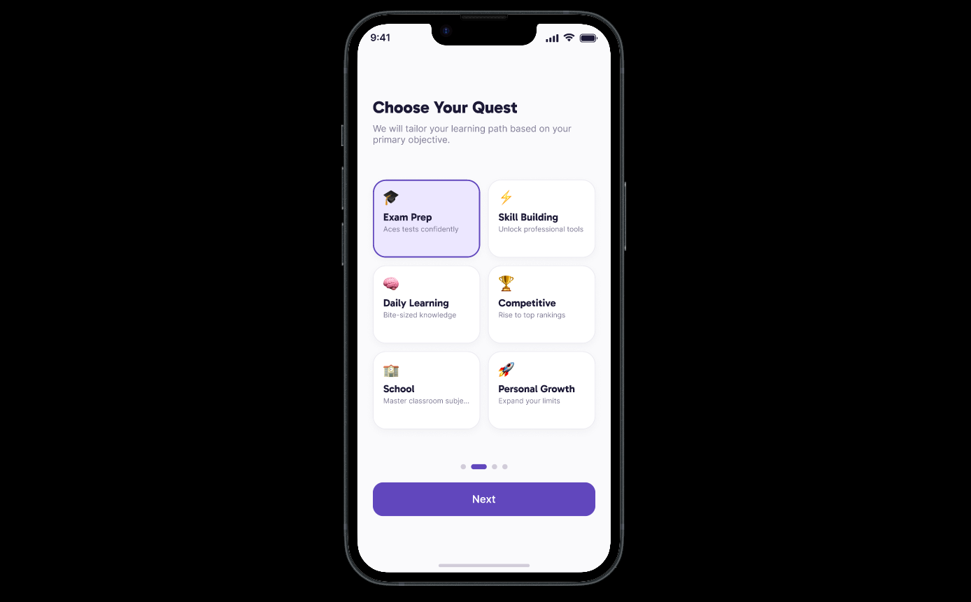 Study Quest Application UI Kit  3