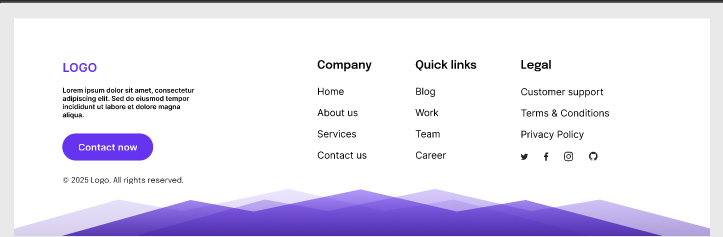 Footer UI Kit Pack  2