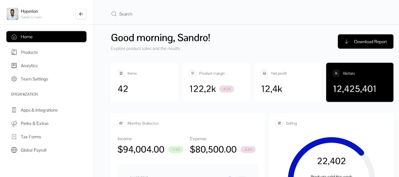 DashboardX – Modern Admin Dashboard  2