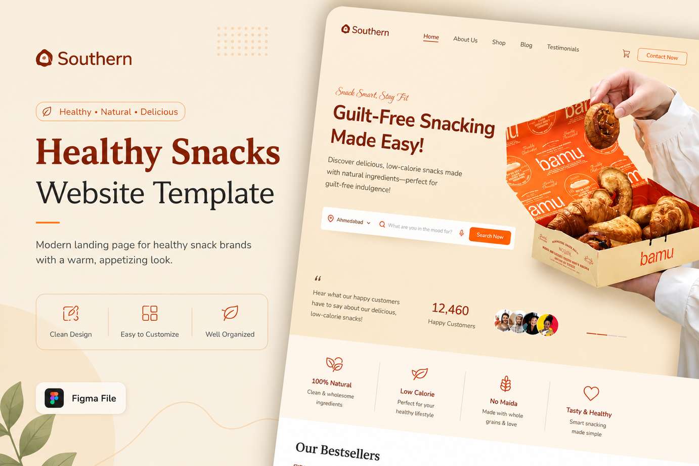 Southern Restaurant Landing Page  1