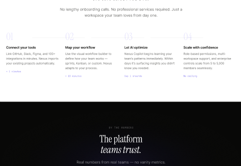 Nexus – Modern SaaS Landing Page  4