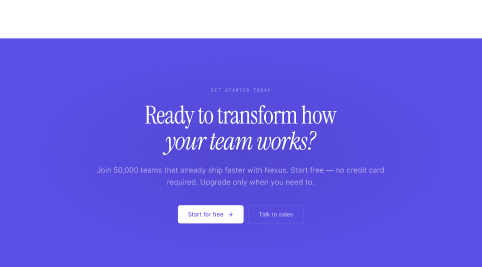 Nexus – Modern SaaS Landing Page  5