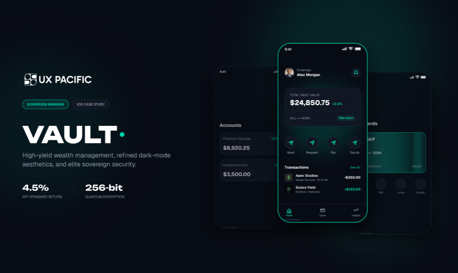 VAULT - Fintech App UI Kit