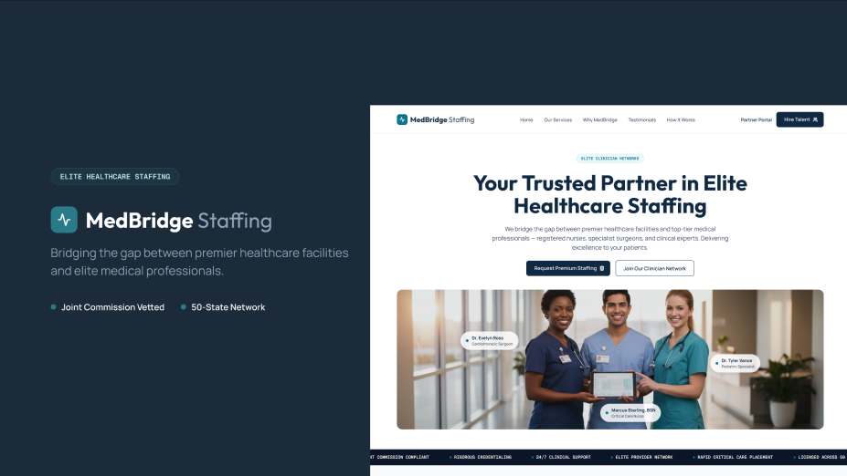 Healthcare Landing Page Template  1