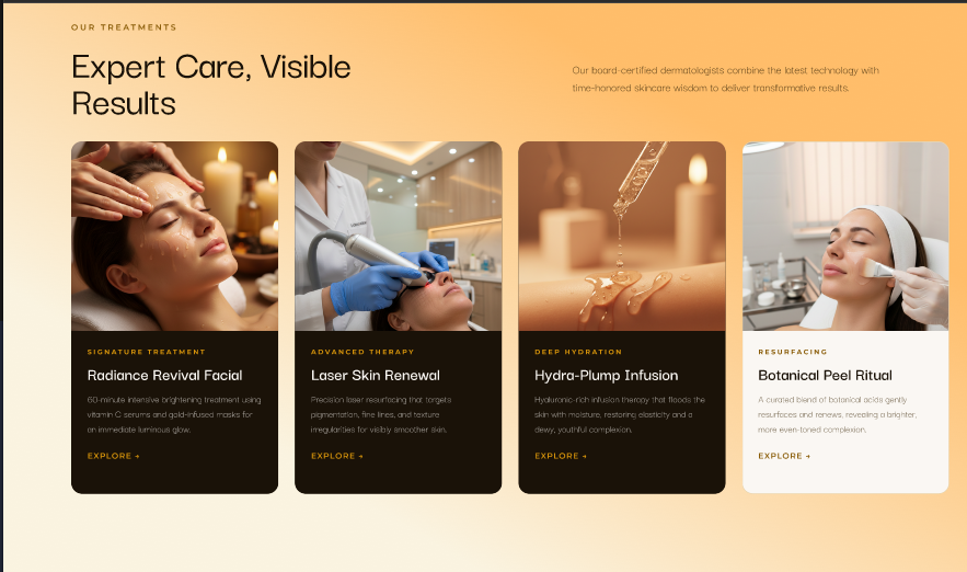Beauty Care Premium Landing page  3